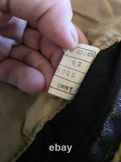 Vintage Harley-Davidson Leather Motorcycle Jacket Men's 46 L Early 80s