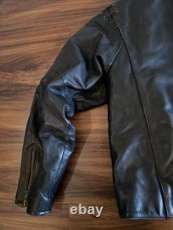 Vintage Harley-Davidson Leather Motorcycle Jacket Men's 46 L Early 80s