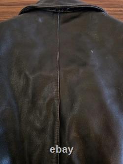 Vintage Harley-Davidson Leather Motorcycle Jacket Men's 46 L Early 80s
