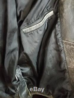 Vintage Harley Davidson Leather Motorcycle Jacket Size 3XL Distressed