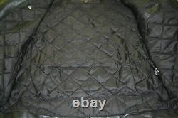 Vintage Harley Davidson Men Motorcycle Full Zip Made in USA Leather Jacket Sz M