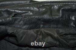 Vintage Harley Davidson Men Motorcycle Full Zip Made in USA Leather Jacket Sz M