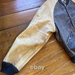 Vintage Harley Davidson Motorcycle Grand National Leather Jacket Size Medium VTG