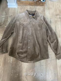 Vintage Harley Davidson suede Leather Motorcycle jacket Xl