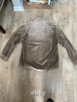 Vintage Harley Davidson suede Leather Motorcycle jacket Xl