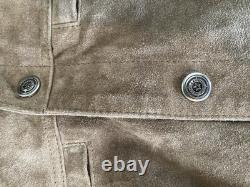 Vintage Harley Davidson suede Leather Motorcycle jacket Xl
