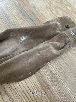 Vintage Harley Davidson suede Leather Motorcycle jacket Xl