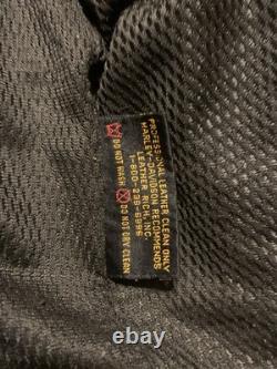 Vintage Harley Leather Motorcycle Jacket M Sturgis + Long Rider Patch Distressed