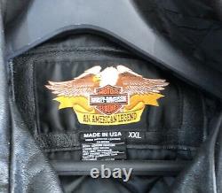 Vintage Harley Motor cycle jacket leather