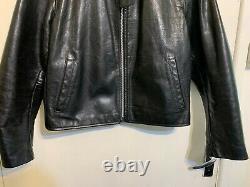 Vintage Heavy Vanson Leathers USA Leather Jacket Size 50 / Uk M Made In The USA