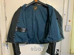 Vintage Heavy Vanson Leathers USA Leather Jacket Size 50 / Uk M Made In The USA