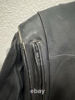 Vintage Hein Gericke Biker Leather Jacket (Size 42)
