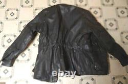 Vintage Hein Gericke Black Rally Men's Motorcycle Racing Leather Jacket Size 41