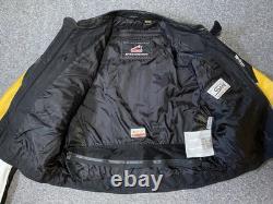 Vintage Hein Gericke Leather Motorcycle Jacket Padded Safe Protection Mens 48