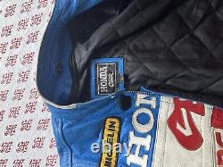 Vintage Honda CBR Racing Leather Motorcycle Jacket