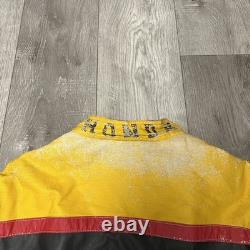 Vintage Honda Racing Leather Jacket with Logos and JDM patches