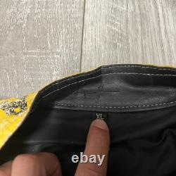 Vintage Honda Racing Leather Jacket with Logos and JDM patches