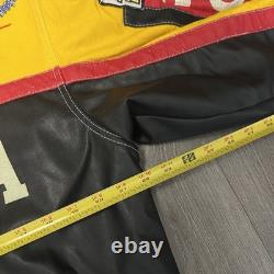 Vintage Honda Racing Leather Jacket with Logos and JDM patches