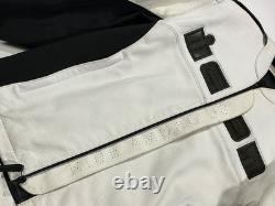 Vintage ICON white leather Titanium model motorcycle jacket XL NWOT Never Worn