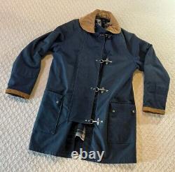 Vintage Jacket E. A. Fay Men's Small Fireman Cargo Coat Snap Hook Freezer Street