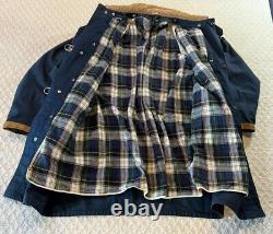 Vintage Jacket E. A. Fay Men's Small Fireman Cargo Coat Snap Hook Freezer Street