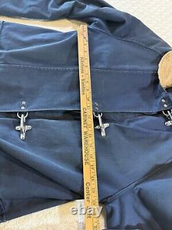 Vintage Jacket E. A. Fay Men's Small Fireman Cargo Coat Snap Hook Freezer Street