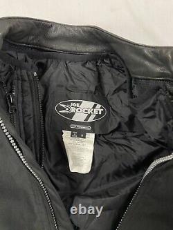 Vintage Joe Rocket Cafe Racer Ballistic Motorcycle Jacket Size Small Leather