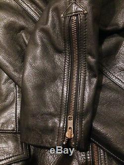 Vintage Junior Gaultier Leather Biker Jacket Small