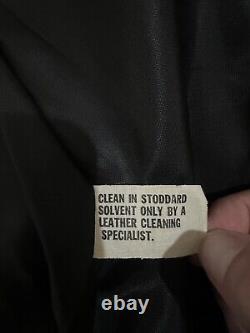 Vintage Kehoe Jacket Steerhide Leather Cafe Racer SWIFT Zippers