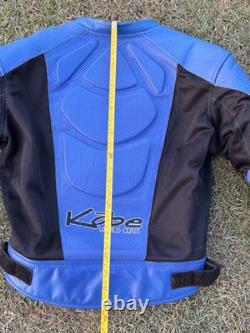Vintage Kobe Moto Leather Motorcycle Jacket Mens Size 38 World Class
