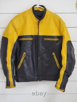 Vintage LEATHER Motorcycle JACKET Harley-Davidson