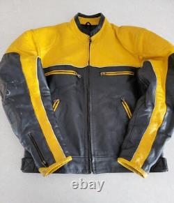 Vintage LEATHER Motorcycle JACKET Harley-Davidson