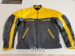 Vintage LEATHER Motorcycle JACKET Harley-Davidson
