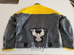 Vintage LEATHER Motorcycle JACKET Harley-Davidson