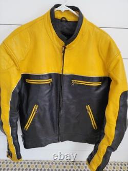 Vintage LEATHER Motorcycle JACKET Harley-Davidson