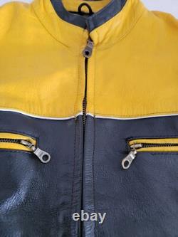 Vintage LEATHER Motorcycle JACKET Harley-Davidson