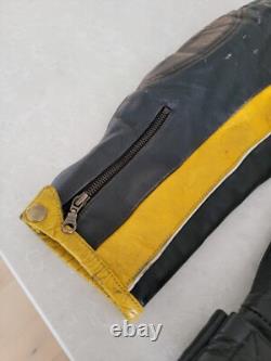 Vintage LEATHER Motorcycle JACKET Harley-Davidson