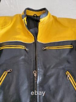 Vintage LEATHER Motorcycle JACKET Harley-Davidson