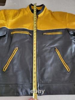 Vintage LEATHER Motorcycle JACKET Harley-Davidson