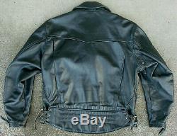 Vintage Langlitz Leathers, Men's Classic COLUMBIA MOTORCYCLE JACKET NICE! 46 LG