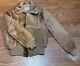 Vintage Lavion Leather Jacket Adult 44 Brown Suede Sherpa Mens Zip Western