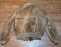 Vintage Lavion Leather Jacket Adult 44 Brown Suede Sherpa Mens Zip Western