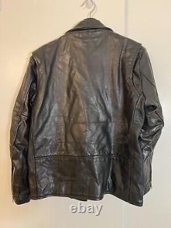 Vintage Leather Biker Jacket