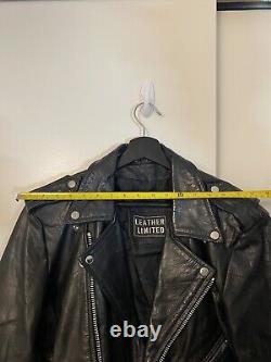 Vintage Leather Biker Jacket