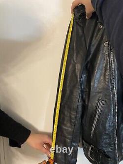 Vintage Leather Biker Jacket