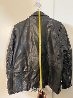 Vintage Leather Biker Jacket