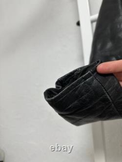 Vintage Leather Biker Jacket Brooke Saddler S Size