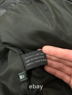 Vintage Leather Biker Jacket Brooke Saddler S Size