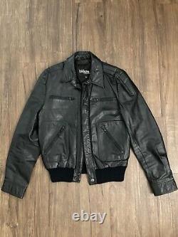 Vintage Leather Jacket HEDI SLIMANE WILSONS LEATHER