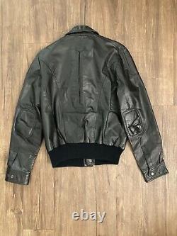 Vintage Leather Jacket HEDI SLIMANE WILSONS LEATHER